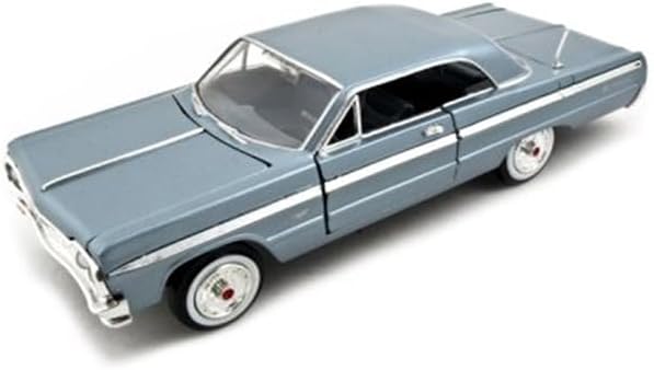1964 Chevy Impala Blue 1/24 Diecast Model Car by Motormax 73259blue