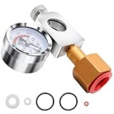 YUANYUU CO2 Refill Adapter for Soda, Filling Adapter with Pressure Gauge and Pressure Relief Valve, Stream Refill for Soda DUO/Terra/Art Maker CO2 Cylinder (1)