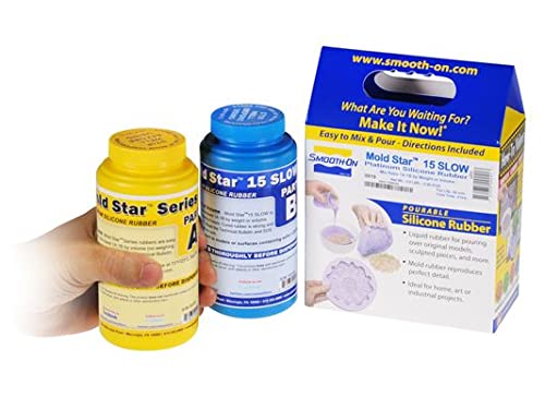 Mold Star 15 Slow - 1A:1B Mix by Volume Platinum Silicone Rubber - Pint Unit by Smooth-On, Inc. - Used condition - US$33.31