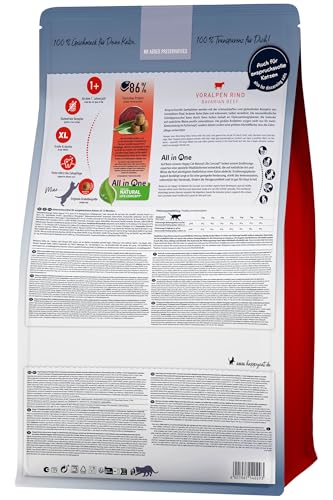 Happy Cat Culinary Adult Voralpen Rind Katzenfutter 1,3 kg für ausgewachsene Katzen