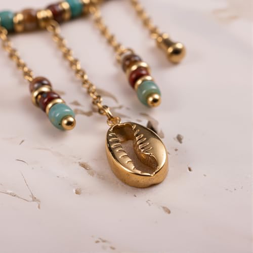 Montana West Wangler Dangle Earrings for Women Natural Stone Hoop Earrings Fashion Dainty Jewelry4