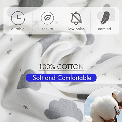 Soarwg Kids Baby Swaddle Blankets Organic Cotton - Pack of 4 for Newborns, Oeko-tex100 Certified - Soft and Comfortable Swaddles for Boys and Girls 3 Months - Image 4