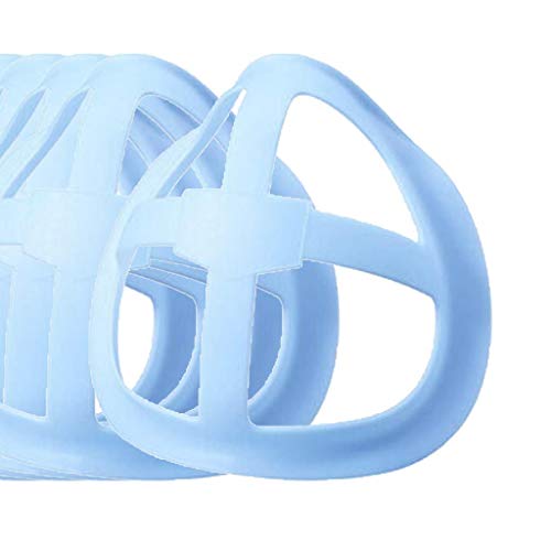 gazechimp Suporte De Proteção Para Batom 5/10 Reutilizável 3D Para Máscara Facial Respirável - Azul