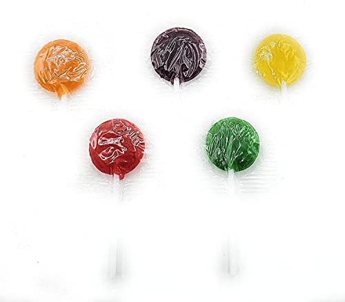 image for SWEETSOME Lollipops Assorted Fruit Flavor Suckers– 5 Fruity Flavors 