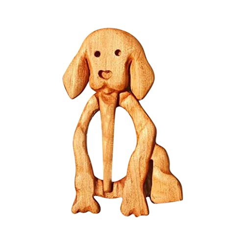 Femmes de châle épingles en bois broche épingles de bricolage animal artisanal pins de châle de bande