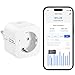 Produktbild Meross WLAN Steckdose mit Strommessung, 16A Bluetooth Smart Steckdose Funktioniert mit Alexa, Google Home, Smart Plug mit Zeitschaltuhr, Fernbedienung und Fernsteuerung, 1 Stück