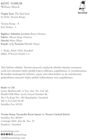 Kötü Tohum: Ulusal Kitap Ödülü Finalisti - Görsel 5