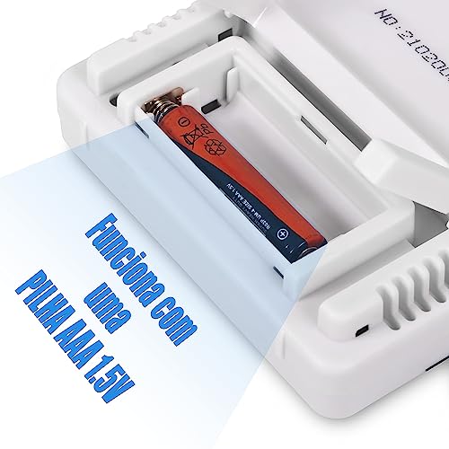 Termômetro Digital e Higrômetro Controlador de Temperatura Medidor De Umidade Do Ar Com Relógio Digi