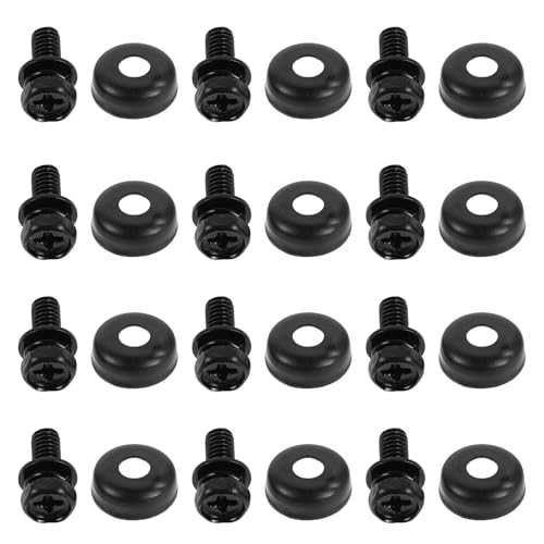 24 pares de tornillos de montaje para aros de batería M4x13 mm con arandela, piezas de repuesto metálicas para tom, caja y bombo, con estabilidad de afinación confiable y mayor durabilidad miniatura 1