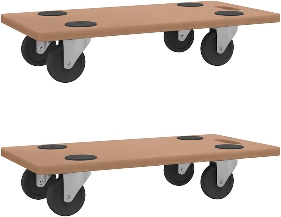 Pedane in legno multistrato vidaXL 2 pz