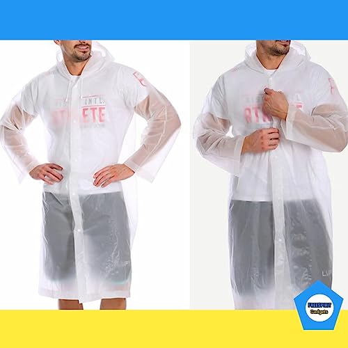 Capa Protetora De Chuva EVA P/Passeio Festas Show Qualidade Boa Masculino Feminino