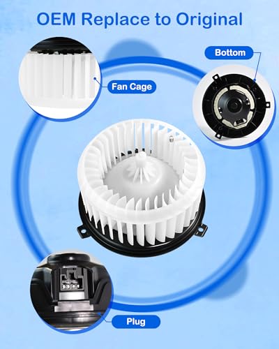 Image of 700309 HVAC AC Heater Blower Motor Fan Front Replacement Compatible with Chevrolet Sonic 2012-2020 /Trax 2013-2022, for Buick Encore 2013-2022