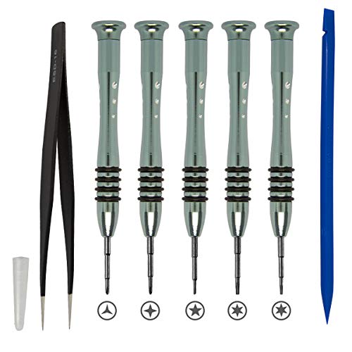shinedisk Screwdriver Set for Apple MacBook Pro Retina and Air, 6pcs Screwdriver Repair Tool Kit for MacBook, Fit for All of MacBook Series 2009 2010 2011 2012 2013 2014 2015 2016 2017 2018