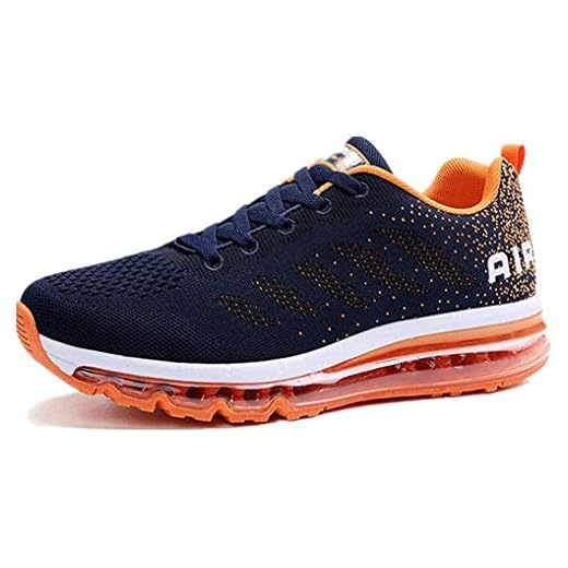 Män Kvinnor sportskor Stötdämpande Air Running Shoes Trainers för Multi Sport Athletic Jogging Fitness 34-46EU