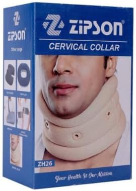 Cervical Collar Soft Foam Neck Support Brace | Adjustable Rest for Pain Relief & Posture Correction | Shoulder Muscle Relaxation for Men & Women | Lightweight Comfortable Design (M)