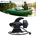Powerful Fishing Kayak SUP Float Tube Belly Boat Trolling Motor, Underwater Thruster for Paddle Board Electric Fin 600W 28 Lbs Thrust, 9KM/H (Battery not Included)