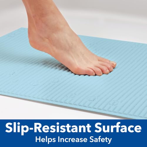 Clorox Cushioned Shower Mat, 17 Inches x 36 Inches, White, 2 Pack | Non Slip Bathtub Mat with Suction Cups for use in Non Textured Bathtubs and Shower Stalls - image 4