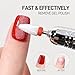 GAOY Cordless Nail Drill, Rechargeable E-File with 12 Drill Bits & 45 Sanding Bands, Long Battery Life, Low Noise, Perfect for Manicure & Pedicure, Pink