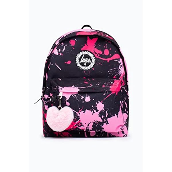 HYPE Black Pink Splat Mochila, One Size Unisexo