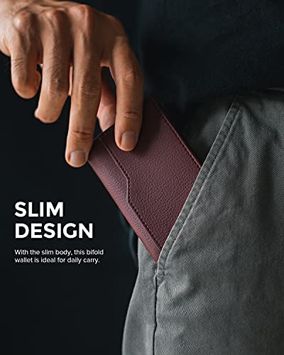 Image of VULKIT Card Holder Wallet with Double ID Windows RFID Blocking Pop Up Wallet Minimalist Design for 12 Cards