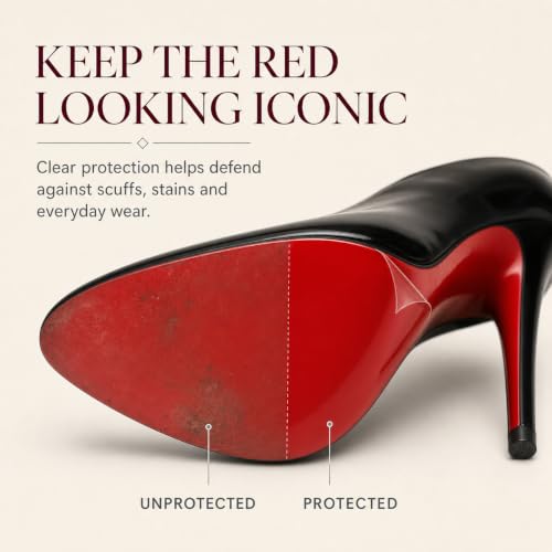 Image of Transparent Anti-Slip Sole Protector, 39-Inch Roll (5x39in) | Silicone Trimmable Anti-Slip Sole Guard, Durable Cover for High Heels & Dress Shoes