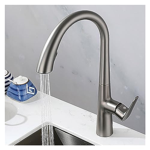 Mitigeur évier extractible avec commande fluide eau chaude et froide - 8
