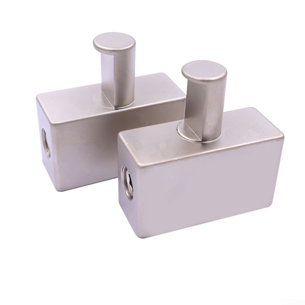 Zestaw 2 zacisków wejściowych do samochodu, aluminium, Dual 1/0 na 1/0 G, redukcja kabli, kolor srebrny, do podłączenia 44,5 x 44,6 mm