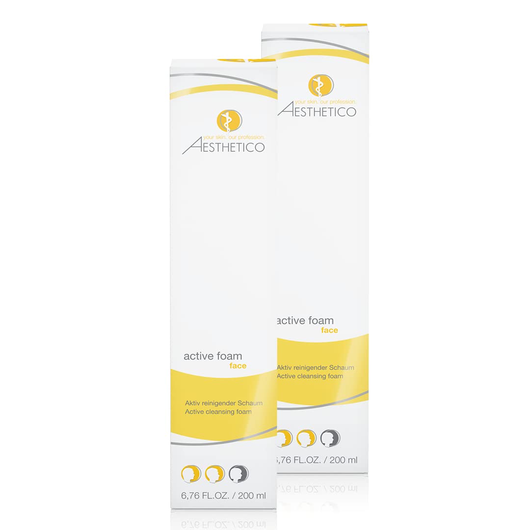 AESTHETICO active foam Doppelpack, 2 x 200 ml