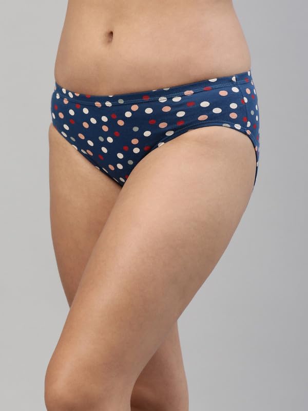 Image of VIP Feelings Amelie 102 100% Cotton High Coverage Stretchable Hipster Panty Combo Set for Womens with Inner Elastic Waistband