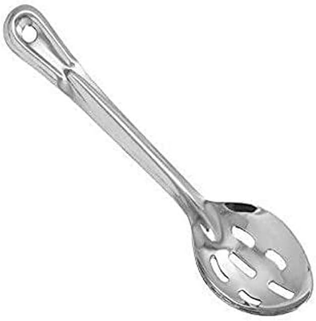 Winco 13" Prime Stainless Steel Basting Solid Spoon