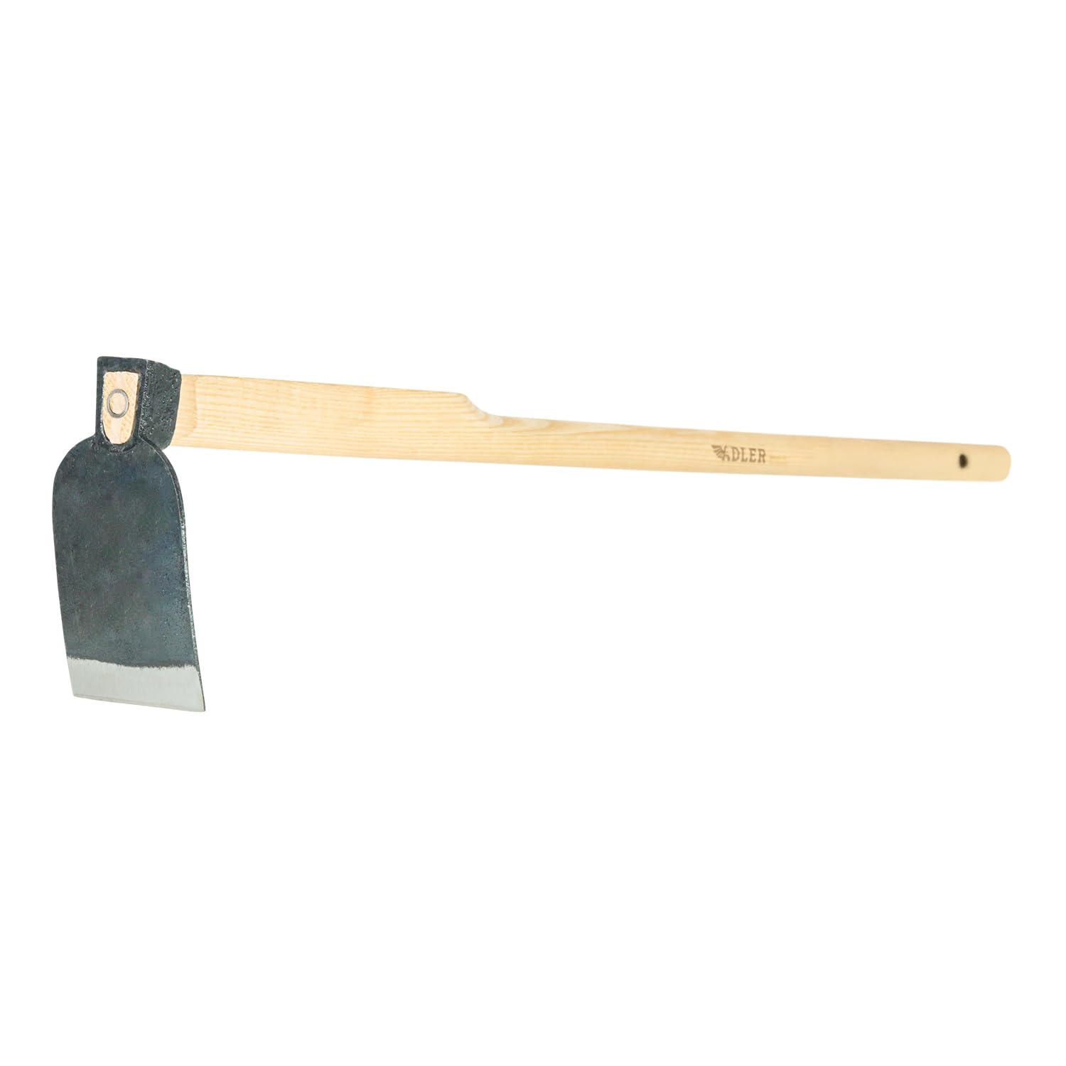 ADLER Zappa Ivy – Zappa da giardino forgiata – C45 acciaio manico in frassino – Made in Germany – Ideale per aiuole, diserbo e allentamento – Certificazione FSC® (naturale, L – 1 350 mm)
