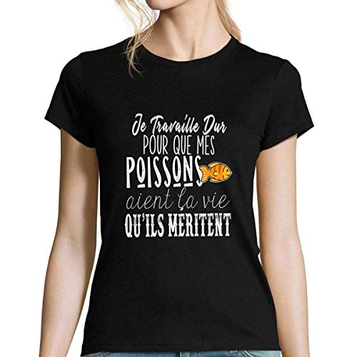 T-shirt femme poisson Planetee idée cadeau anniversaire humour