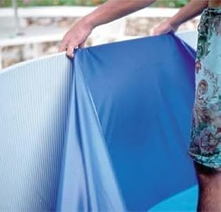 Gre liner bleu overlap piscine ronde 350 x 120 cm