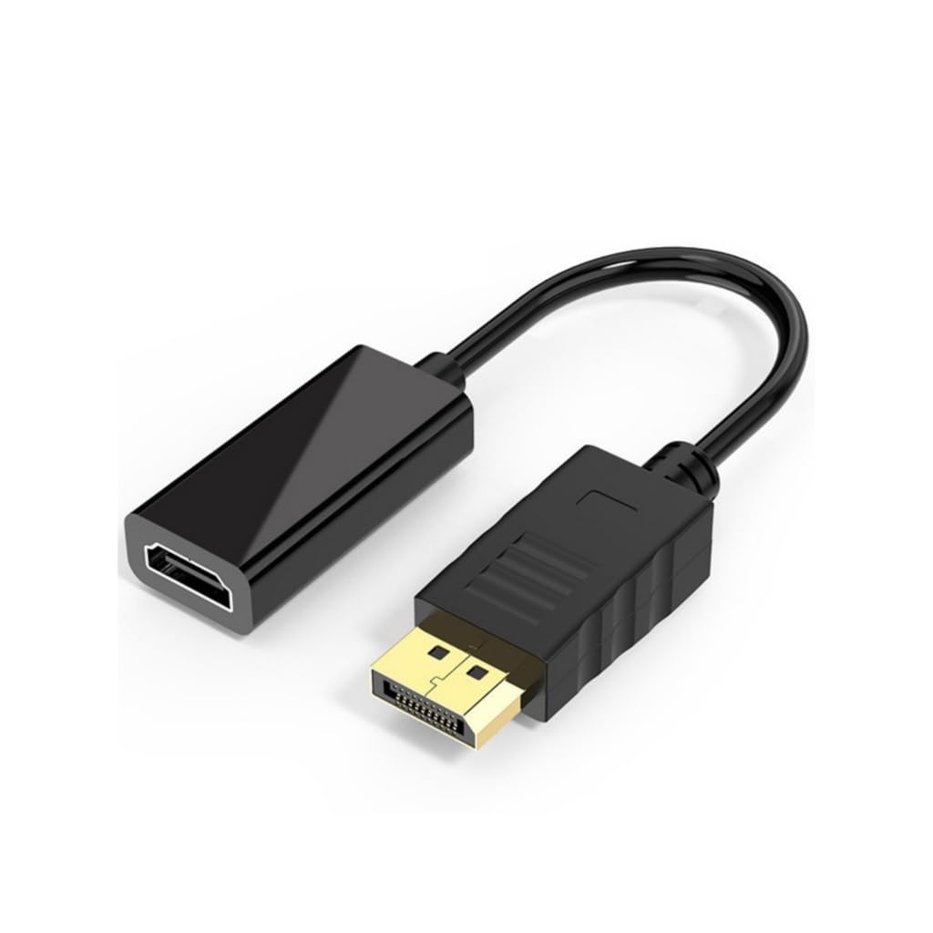 Gmbylby 4K Wired Model C 1080P Displayport To Hdmis Adapter Supports Up 4K Resolution With Gold Plate Connectors For Seamlessly