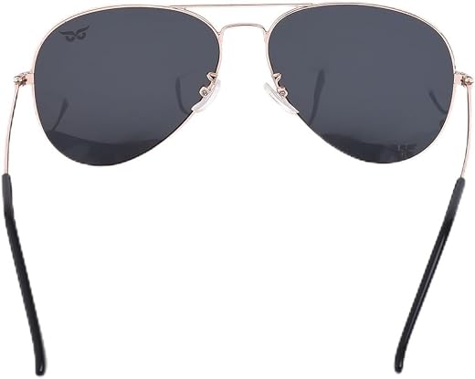 EYERICH Alpha Polarised UV Protected Sunglasses for Men & Women – Lightweight Metal Frame, Anti-Glare Shatterproof Lenses,...
