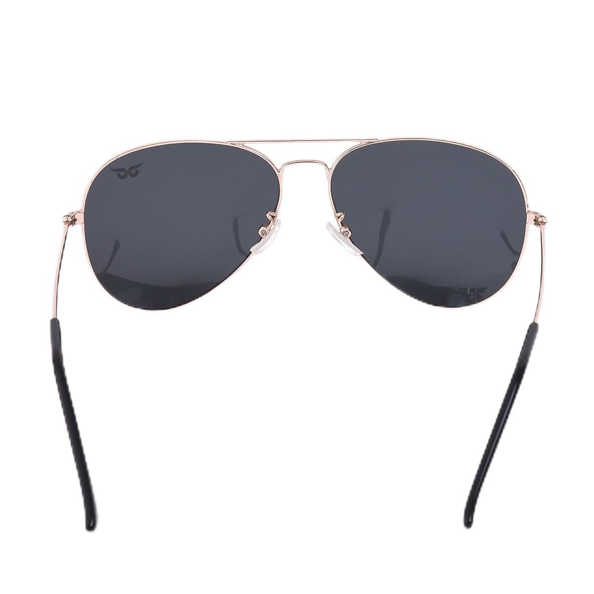 EYERICH Alpha Polarised UV Protected Sunglasses for Men & Women – Lightweight Metal Frame, Anti-Glare Shatterproof Lenses,...