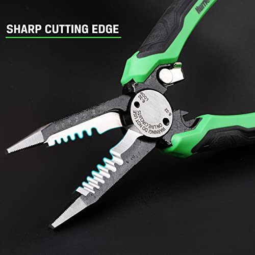 image for HURRICANE 6-in-1 Wire Stripper, Wire Cutter, Wire Strippers Tool, Wire