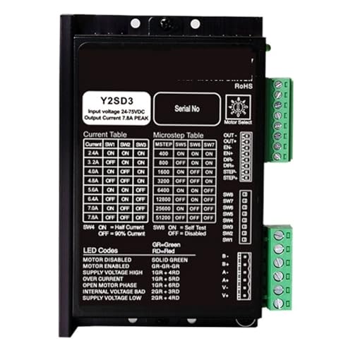 Pilote de moteur pas à pas pour éliminer les vibrations mécaniques Y2SD3-S1 1pc