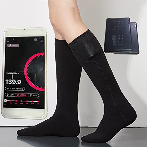 Meias de aquecimento, 3.7v 5000mah bateria elétrica meias aquecidas, Meias elétricas de aquecimento