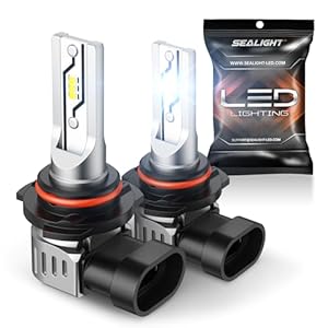 SEALIGHT H10 LED Fog Light Bulbs or DRL, 10000LM 9140 9145 Fog Lights LED Bulbs 600% Brightness Upgrade, 1:1 Size 100% Successful Installation for Trucks Cars, Pack of 2…