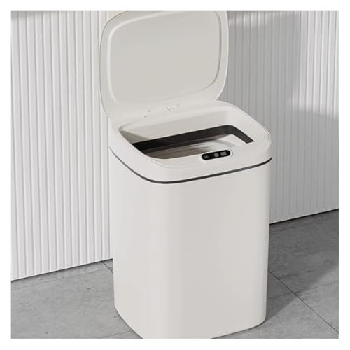 Poubelle grande taille 16L avec couvercle pour salon cuisine et maison - 5