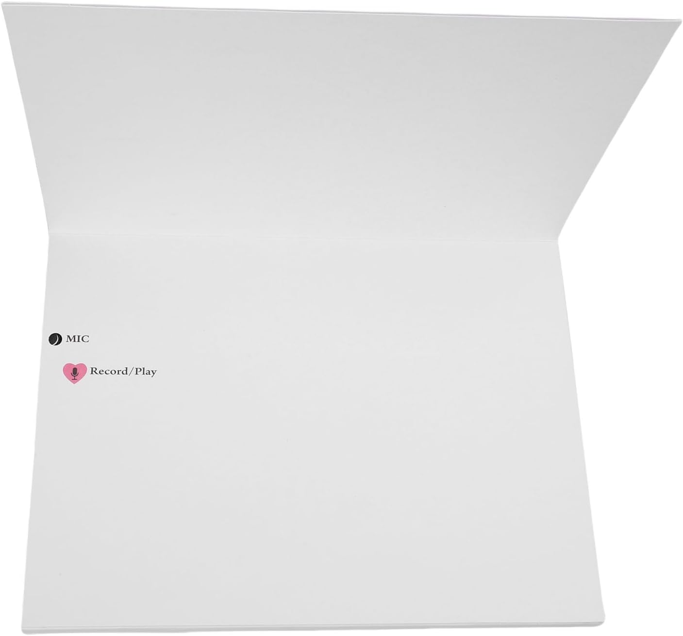 Blank Voice Recordable Greeting Card, 4 Minutes Custom Voice Recorder, DIY Audio Message Card for Birthdays Weddings Festival