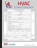 HVAC Estimate Form Book: HVAC Technician Service Estimating Sheets | 50 Forms