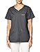 WonderWink Women's Wonderflex Patience Scrub Top, Charcoal, Medium
