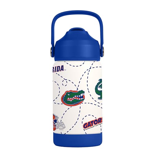 Image of Logo Brands NCAA Mascot Stainless-Steel Kids Bottle -Soft Silicone Mouthpiece, Easy To Carry, Kid-Friendly Design- Great For School & On-The-Go