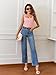 MEROKEETY Women's Ribbed Knit Tank Tops 2025 Square Neck Sleeveless Summer Basic Shirts Sweater Vest Pink XS