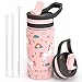 Edelstahl Trinkflasche  günstig Kaufen-Thermobecher Kinder, BUZIO Trinkflasche Kinder Edelstahl Edelstahl Trinkflasche kinder 400ml vakuumisolierte Edelstahl-Wiederverwendbar Auslaufsicher BPA-frei, Einhorn