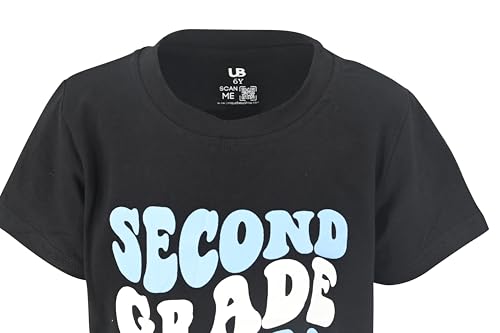 Image of Unique Baby Boys 2nd Grade Vibes Only Back to School T Shirt