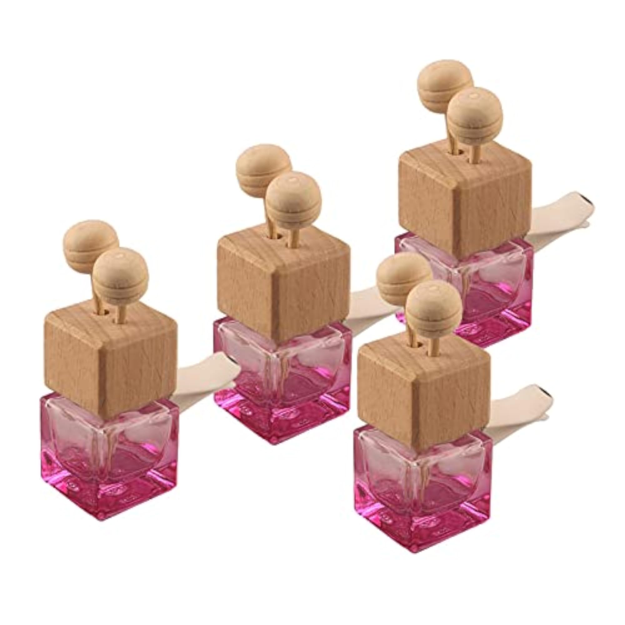 Car Aromatherapy Diffuser Bottles, 4-Piece Set