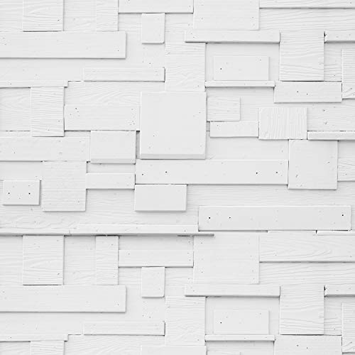 🔥 Crazy Deals BANNER BUZZ MAKE IT VISIBLE 3D Abstract Tiles Wallpaper Peel and Stick Self Adhesive Wallpaper – Removable Decorative Wall Murals – 3D Wall Panel Home Kitchen Wall Decoration (3 pc, 17.71" (W) x 393" (H))